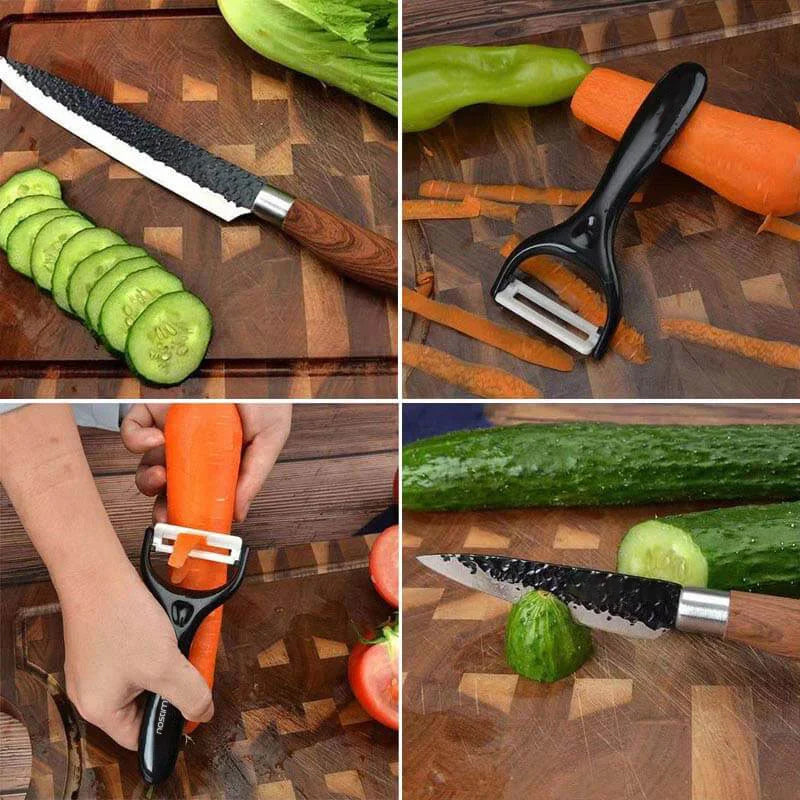 Professional Kitchen Stainless Steel Knife Set