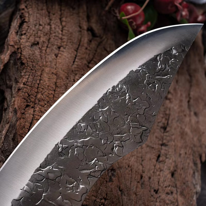 Hand Forged Cleaver Knife Complete Set