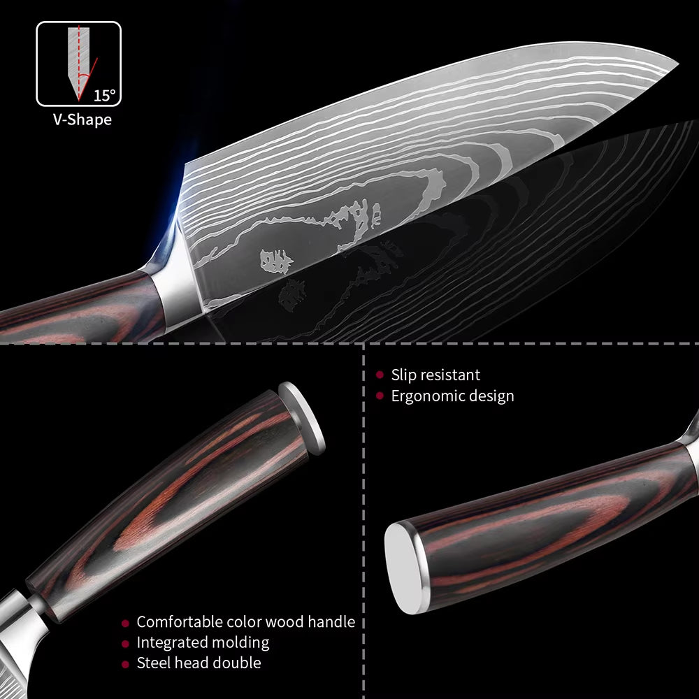 Japanese Kitchen Knife Set