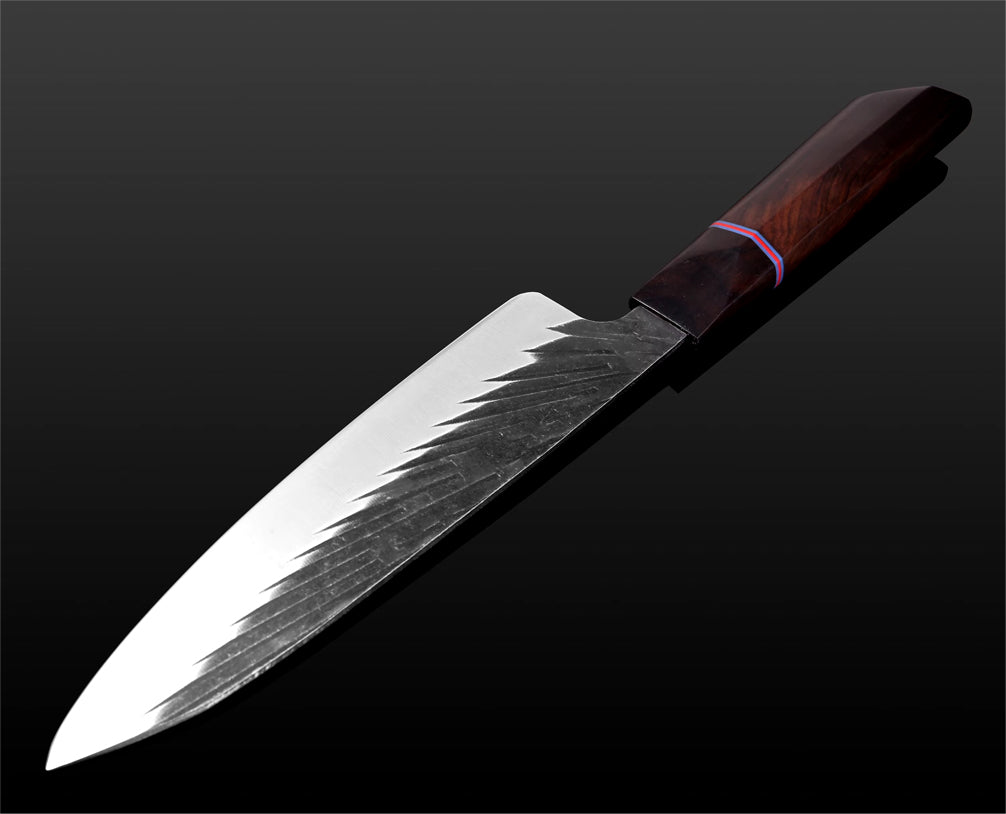 Japanese Kitchen Knife Set With Ebony Handle