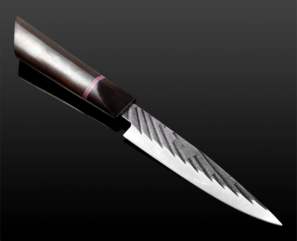 Japanese Kitchen Knife Set With Ebony Handle