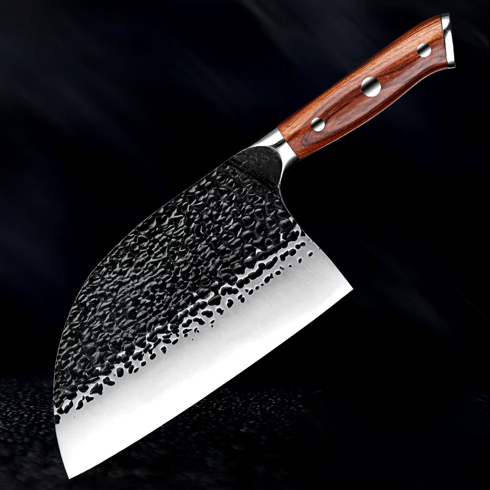 Full Tang Forged Cleaver Chef Knife