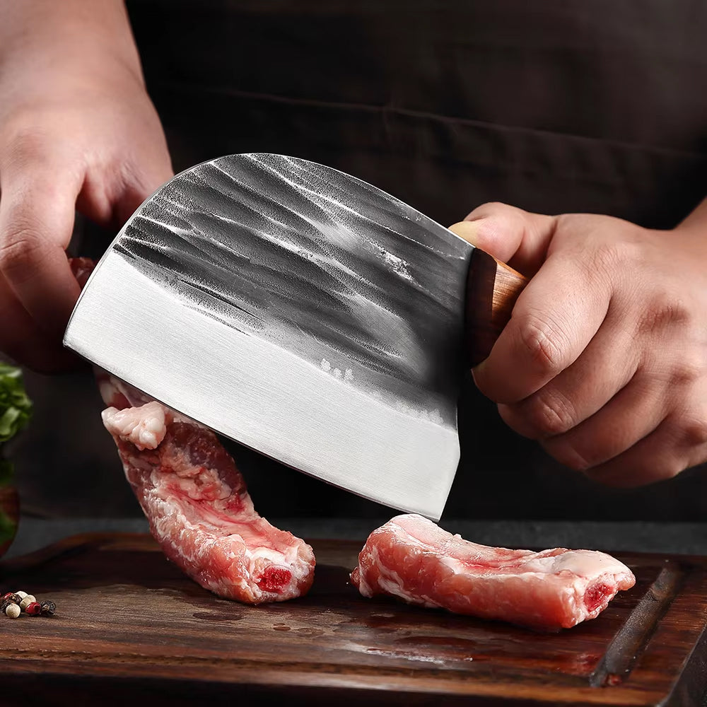Full Tang Forged Butcher Serbian Chef Knife