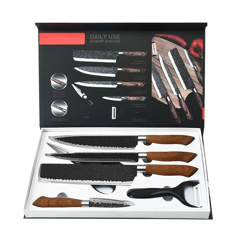 Professional Kitchen Stainless Steel Knife Set