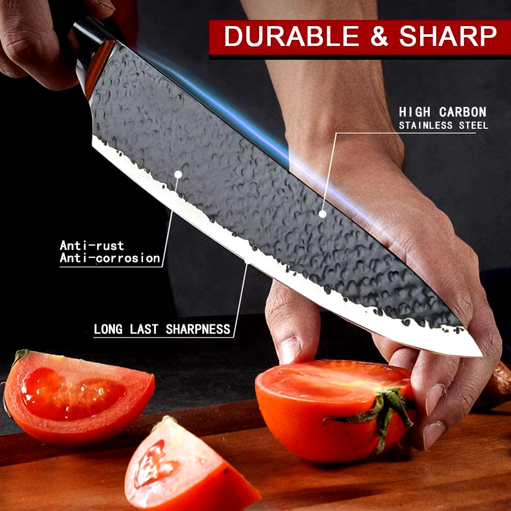 Professional Kitchen Stainless Steel Knife Set