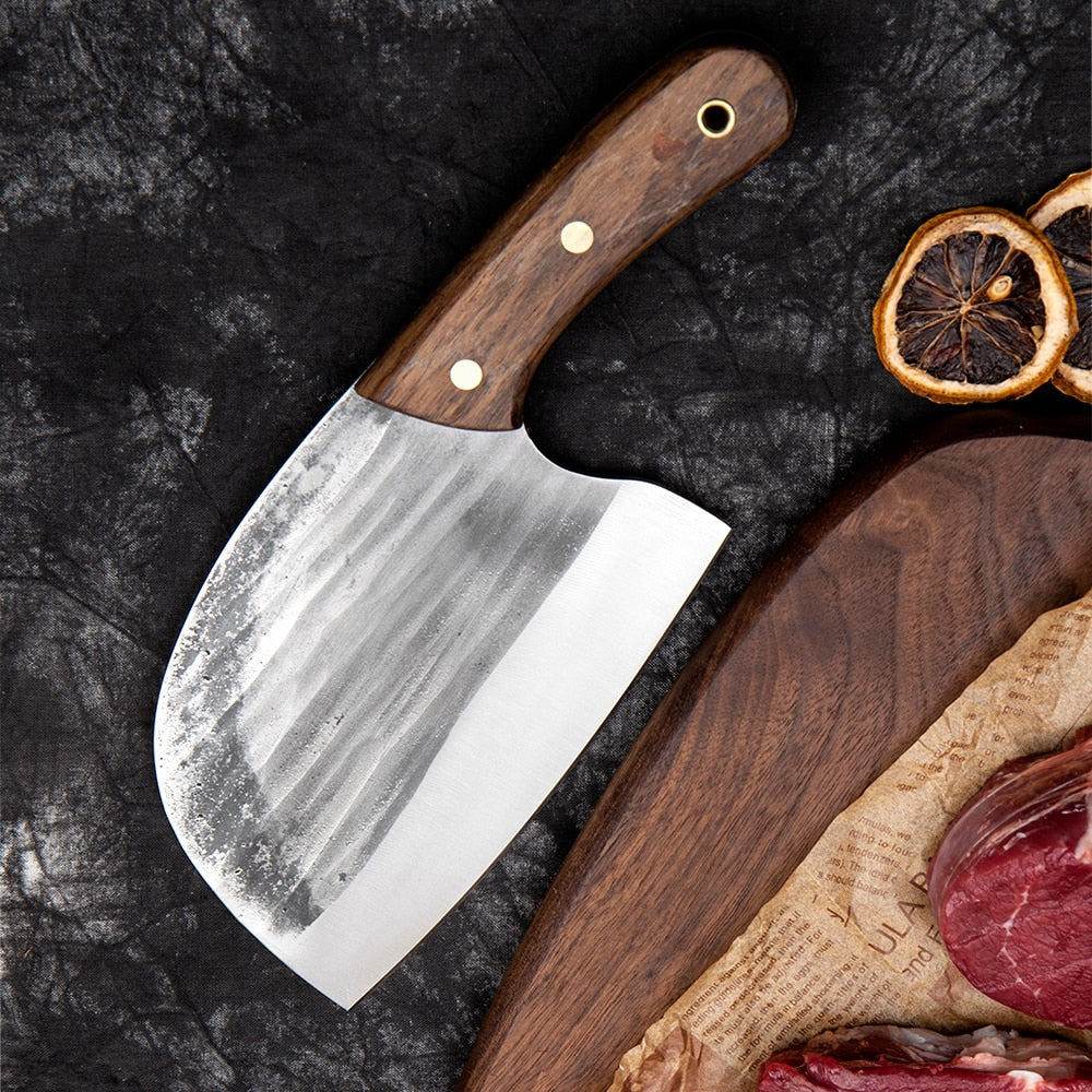 Full Tang Forged Butcher Serbian Chef Knife