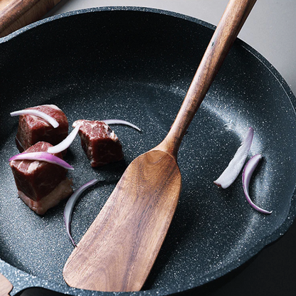 Teak Wooden Spatula Set – 2 Pieces