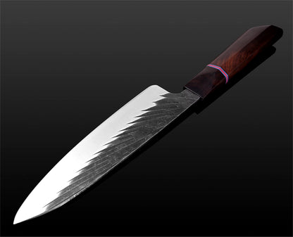 Japanese Kitchen Knife Set With Ebony Handle