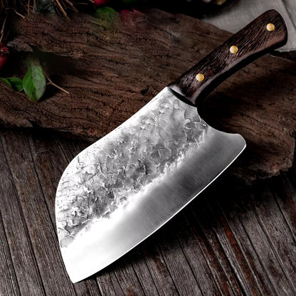 Hand Forged Cleaver Knife Set