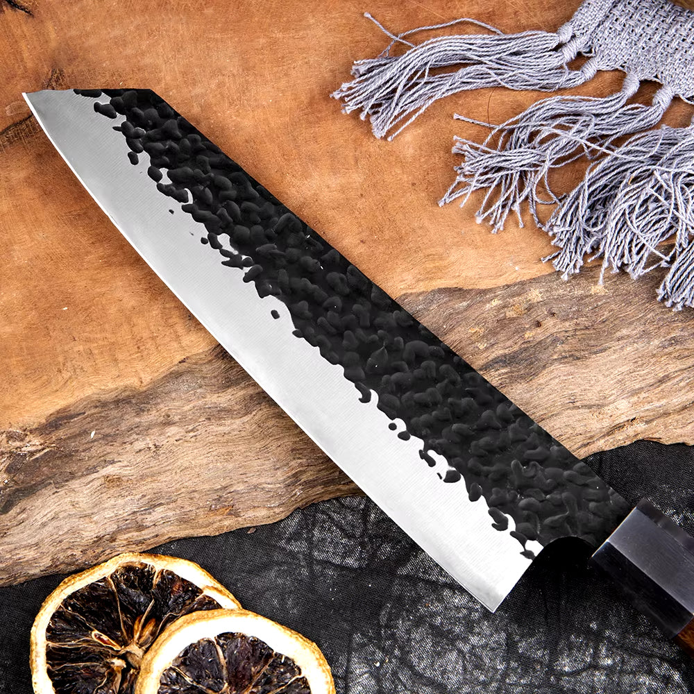 Japanese Kiritsuke 8 Inch chef Knife with Octagon Handle