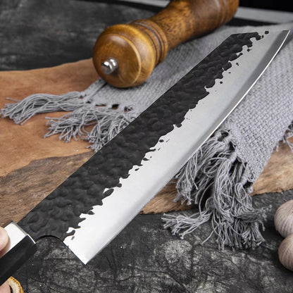Japanese Kiritsuke 8 Inch chef Knife with Octagon Handle