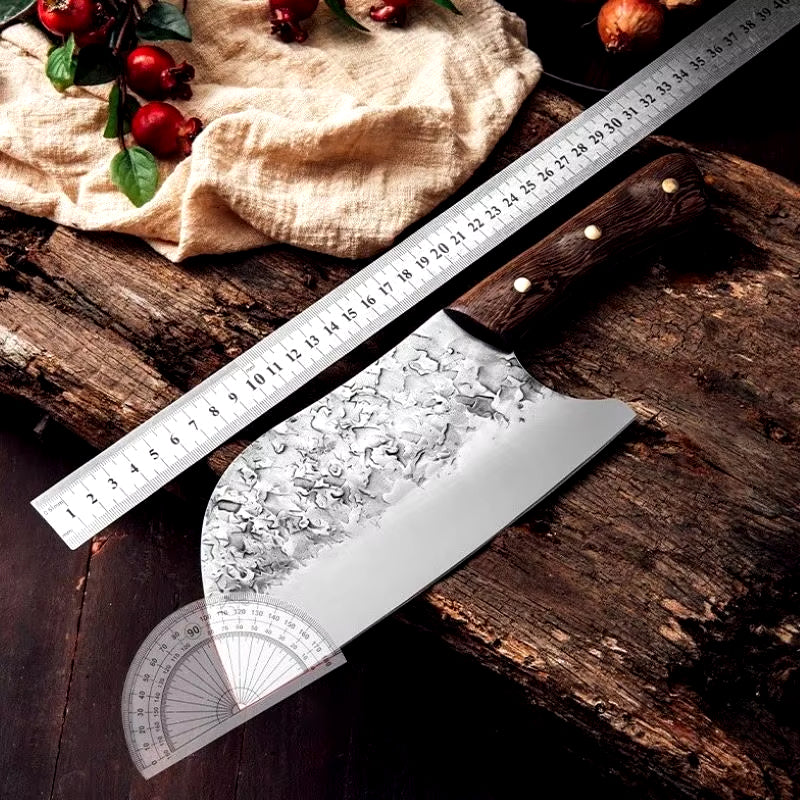 Hand Forged Cleaver Knife Set