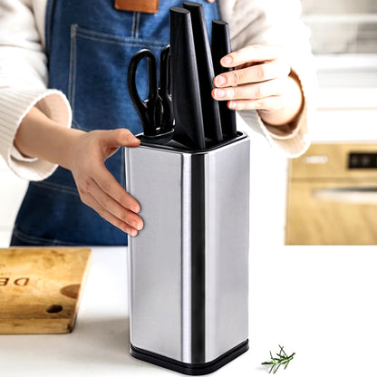 Universal Stainless Steel Knife Block