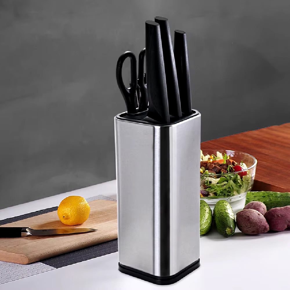 Universal Stainless Steel Knife Block